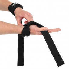 Лямки для тяги Ezous Lifting Straps 580x38 мм, 2шт, чорний, код: B-05