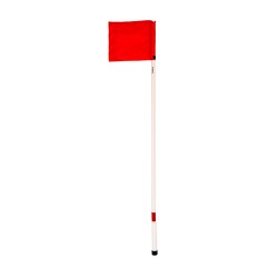 Набір з 4 кутових прапорів із пластиковою підставкою Meta Set of 4 Corner Flags Flexi Racer червоний, код: 080101513807