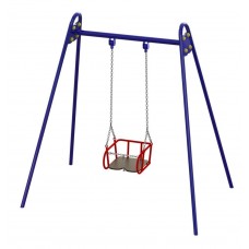 Гойдалка одинарна металева Miros на ланцюгах, код: DIO309.6