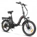 Електровелосипед Samebike CY20 (350 Вт, 12 А*год, 36 В), колеса 20", з ручкою газу, чорний, код: SMB-CY20-black
