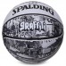 М"яч баскетбольний гумовий Spalding Graffiti №7 білий-чорний, код: 84375Y-S52