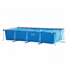 Прямокутний каркасний басейн Intex Rectangular Frame Pool 4500x2200x840 мм, код: 28273-IB