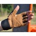 Рукавички для фітнесу MadMax Professional XL, коричневий, код: MFG-269-Brown_XL