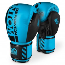 Боксерські рукавиці Phantom Apex Neon Blue 12 унцій, код: PHBG2891-12