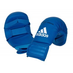 Рукавички для карате Adidas з ліцензією WKF XS, синій, код: 15572-669
