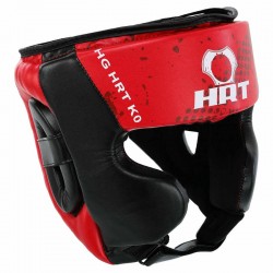 Шолом боксерський у мексиканському стилі Hard Touch M, чорний-червоний, код: BO-4662_MBKR