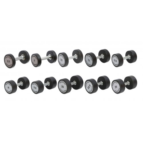 Гантельний ряд Technogym 2.5-25 кг, 10 пар, 275 кг, код: 128660-AX