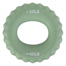 Еспандер кистьовий кільце з подвійним навантаженням Jello, навантаження 30LB-40LB, оливковий, код: FI-0647_OL Еспандер кистьовий кільце з подвійним навантаженням Jello, навантаження 30LB-40LB, оливковий, код: FI-0647_OL