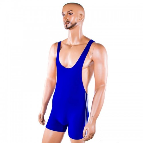 Трико борцівське PlayGame, розміри 120, синій, код: 7168-120B-WS Трико борцівське PlayGame, розміри 120, синій, код: 7168-120B-WS