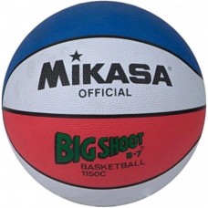 М"яч баскетбольний Mikasa 1150C №7, синій-білий-червоний, код: 4907225770045