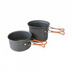 Посуд набір 2 предмети Kombat UK Anodised Cook Set, код: kb-acs