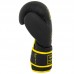 Боксерські рукавиці Hard Touch 14 унцій, чорний-золотий, код: BO-4658_14GO