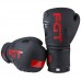 Боксерські рукавички FGT 12oz, чорний/червоний, код: FT-2171/12-WS