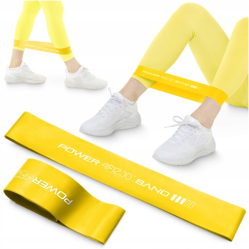 Резинка для фітнесу 4Fizjo Mini Power Band 0.8 мм 5-10 кг, жовтий, код: P-5907222931608 Резинка для фітнесу 4Fizjo Mini Power Band 0.8 мм 5-10 кг, жовтий, код: P-5907222931608