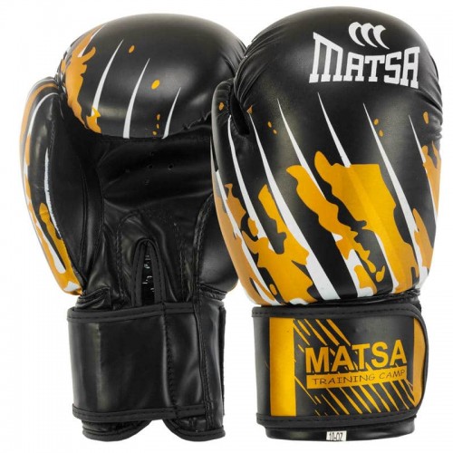 Боксерські рукавиці Matsa 10 унцій, чорний, код: MA-7300_10BK Боксерські рукавиці Matsa 10 унцій, чорний, код: MA-7300_10BK