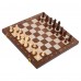 Шахи, шашки 2 в 1 дерев"яні на магнітах Zoocen 390x390 мм, код: ZC15-2M