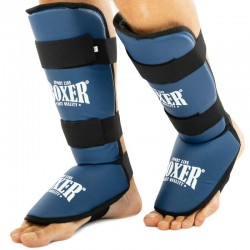 Захист гомілки та стопи для єдиноборств Boxer, розмір M, синій, код: BO-2002-N_MBL Захист гомілки та стопи для єдиноборств Boxer, розмір M, синій, код: BO-2002-N_MBL