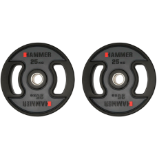 Олімпійські диски професійні Hammer PU Weight Discs 2x25 кг, код: 17046 -S25