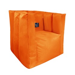 Комплект меблів Люкс Tia-Sport (крісло 65х65 мм та пуф 40х40 мм), оксфорд, помаранчевий (157), код: sm-0664-3