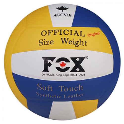 М"яч волейбольний Fox AGCV18 №5, білий-жовтий-синій, код: FX/AGCV18-WS М"яч волейбольний Fox AGCV18 №5, білий-жовтий-синій, код: FX/AGCV18-WS