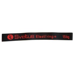 Гумка для фітнесу тканинна Sveltus Elasti"ring чорна, 15кг, код: SLTS-0027