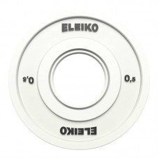Диск олімпійський обгумований Eleiko IWF FG 0,5 кг, білий, код: 121-0005F-IA