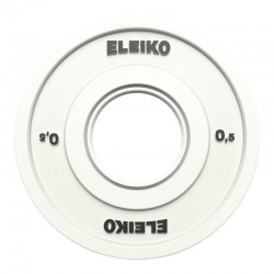 Диск олімпійський обгумований Eleiko IWF FG 0,5 кг, білий, код: 121-0005F-IA