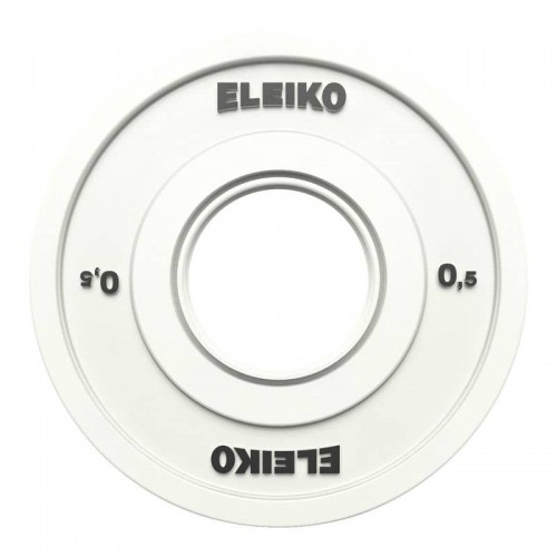 Диск олімпійський обгумований Eleiko IWF FG 0,5 кг, білий, код: 121-0005F-IA