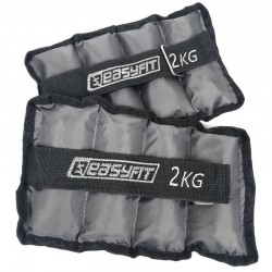 Обтяжувачі EasyFit Metal (фіксована вага) 2х2 кг, код: EF-AWTМ-200 Обтяжувачі EasyFit Metal (фіксована вага) 2х2 кг, код: EF-AWTМ-200