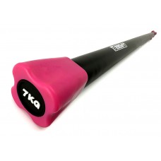 Палка гімнастичний (Бодибар) EasyFit Body Bar 7 кг, чорний-рожевий, код: EF-1251-7
