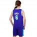 Форма баскетбольна дитяча NB-Sport Lakers L (8 років), 130-135см, фіолетовий-блакитний, код: BA-9970_LVN