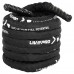 Канат для кросфіту в захисному рукаві Battle Rope LiveUp 15м чорний, код: LP8172-15