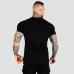 Футболка чоловіча GymBeam TRN Fitted Black XXL, чорний, код: 121416-GB