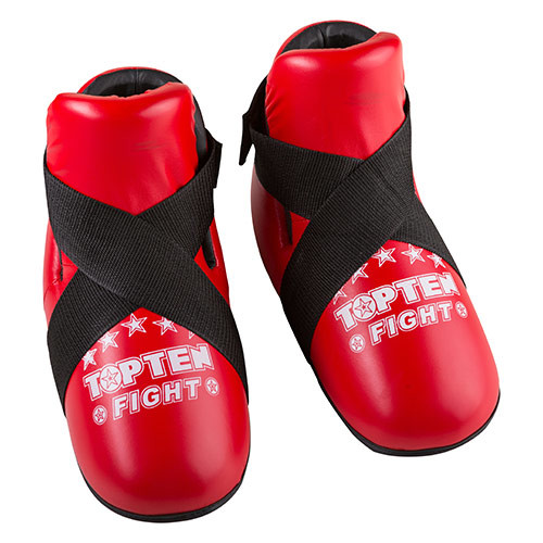 Фути для єдиноборств TopTen, DX, розмір M, червоний, код: KS/T10-M1-WS Фути для єдиноборств TopTen, DX, розмір M, червоний, код: KS/T10-M1-WS