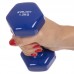 Гантели для фитнеса Modern с виниловым покрытием 1x1,5 кг синий, код: TA-2777-1_5_BL-S52