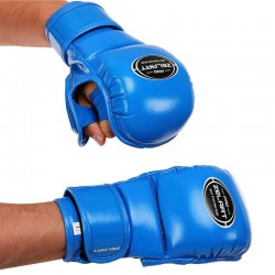 Рукавиці Краби спарингові для MMA Zelart L, синій, код: BO-3495_LBL