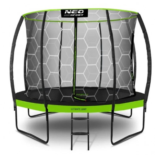 Батут Neo-Sport з внутрішньою сіткою 10 футів 312 см чорно-зелений, код: NS-10C221-IN Батут Neo-Sport з внутрішньою сіткою 10 футів 312 см чорно-зелений, код: NS-10C221-IN