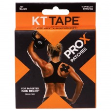 Кінезіо тейп (Kinesio tape) KTTP Pro X Strip 15шт чорний, код: XSTRIP-S52