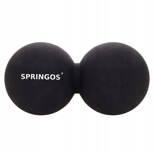Масажний м"яч подвійний Springos Lacrosse Double Ball 130х65 мм, код: FA0053