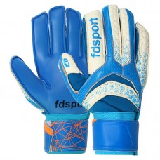 Воротарські рукавиці з захистом пальців Fdsport розмір 10, блакитний-білий, код: FB-873_10NW