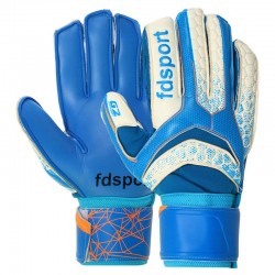 Воротарські рукавиці з захистом пальців Fdsport розмір 10, блакитний-білий, код: FB-873_10NW