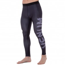 Компресійні штани тайтси чоловічі Venum 2XL, зріст 180-185, чорний-сірий, код: CK31_2XLBKGR
