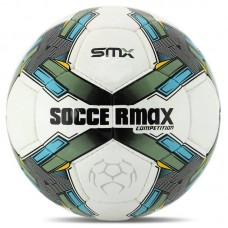 М"яч футбольний Soccermax №5, білий-зелений, код: FB-4194_G