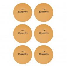 М"ячі для настільного тенісу Insportline Elisenda S2 6 шт, помаранчеві, код: 21567-IN