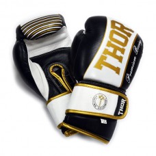 Рукавички боксерські Thor Thunder 16oz, чорний, код: 529/09(Leather) BLK 16 oz.