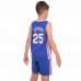 Форма баскетбольна підліткова PlayGame NB-Sport NBA Phila 25 XL (13-16 років), рост 150-160см, синій-білий, код: BA-0927_XLBLW