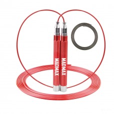 Скакалка швидкісна на підшипниках алюмінієва MadMax Speed Jump Rope Red, код: MFA-286-RED-U