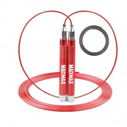 Скакалка швидкісна на підшипниках алюмінієва MadMax Speed Jump Rope Red, код: MFA-286-RED-U