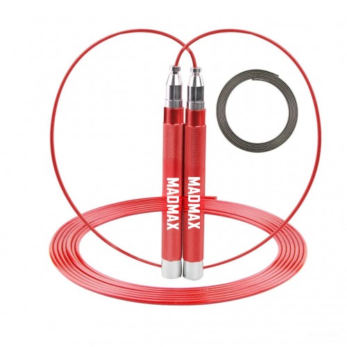 Скакалка швидкісна на підшипниках алюмінієва MadMax Speed Jump Rope Red, код: MFA-286-RED-U