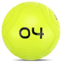 Слембол м"яч набивний для кросфіту та фітнесу Mdbuddy Slam Ball 4кг, салатовий, код: FI-1774-4